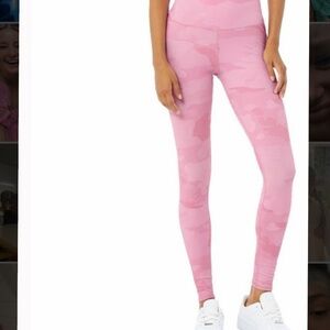 Alo pink Camo leggings